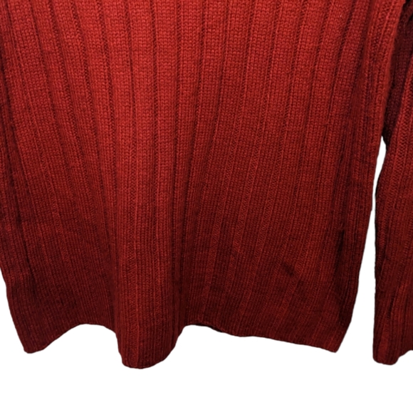 Lord & Taylor Petite Red Cowl Neck Sweater 🔥 - Picture 5 of 9